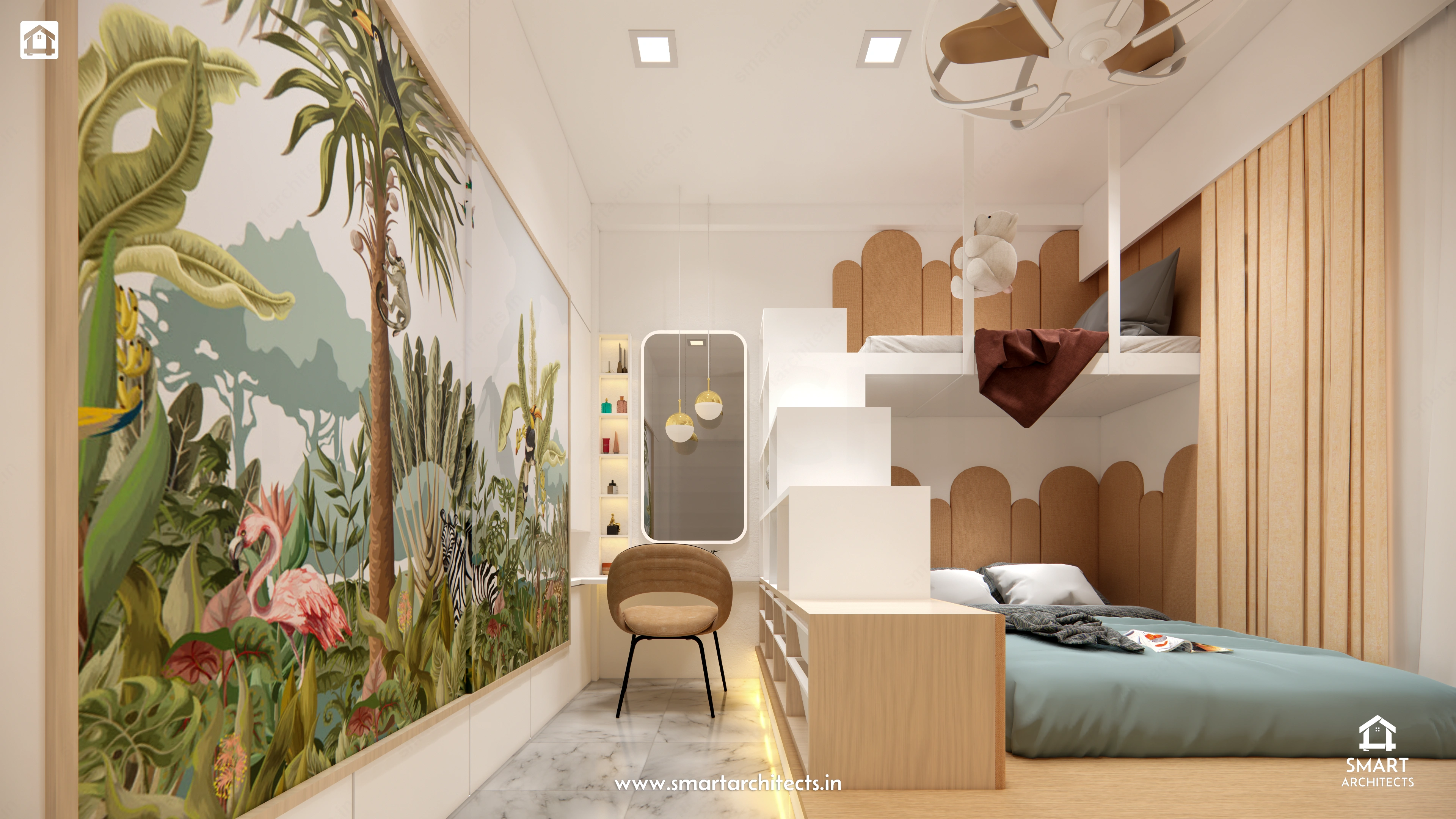 Bedroom design by Smart Architects